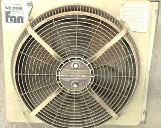 1129 - Window Fan - 30" x 26" You are buying a used as-is electric/electronic item. We do not guarantee all components are present, and if it is not expressly stated, it is untested.
