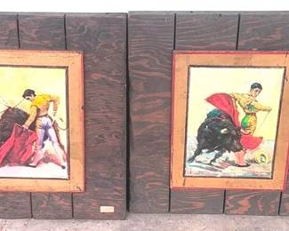 1176 - 2 Framed Prints - 16" x 14"