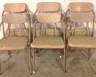 953 - 6 Folding Chairs - 31" x 18" x 18"