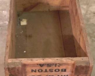 974 - Hersey Wood Crate - 8" x 21" x 13"