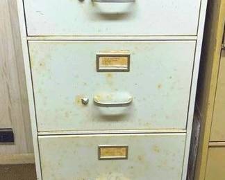 1220 - Metal File Cabinet - 52" x 18" x 29"