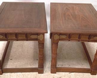 407 - 2 End Tables - 21" x 28" x 20"