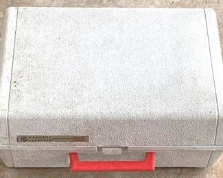 562 - General Electric Solid State Record Player 13x13x8 You are buying a used as-is electric/electronic item. We do not guarantee all components are present, and if it is not expressly stated, it is untested.