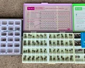 753 - Lot of Dental Caps in Plastic Cases