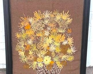 1175 - Framed Needlepoint - 23" x 18"