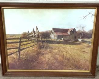 961 - Framed Print - 25" x 31"
