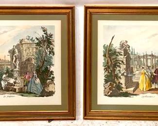 115 - 2 Framed Prints - 25" x 22"