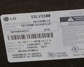 LG 55 " SMART FLAT SCREEN TV