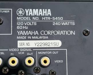 YAMAHA RECEIVER