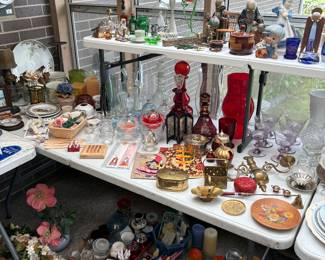 Candles, decor, knicknacks, vases