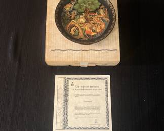 Set of 11 "Russian Legends" Porcelain Plates