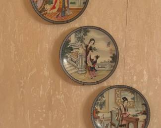 Set of 11 "Poo-Chai Beauties of the Red Mansion Series Limited Edition Porcelain Plates