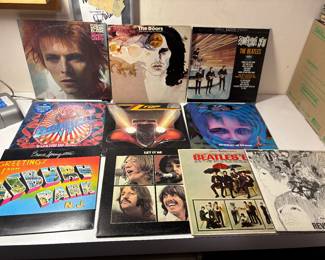 Some of the records here more than 4000+
David Bowie, The Doors, The Beatles, ZZ Top, Bruce Springsteen