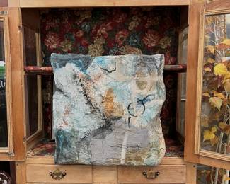 original allison stewart painting, signed and dated