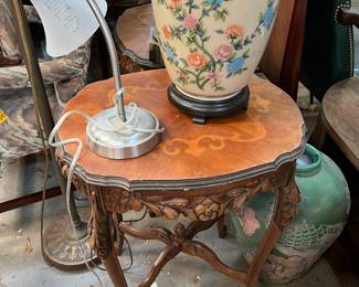 antique side tables (pair)