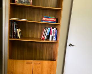 A beautiful bookshelf in the Danish modern tradition.