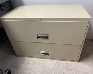 lateral file cabinet..