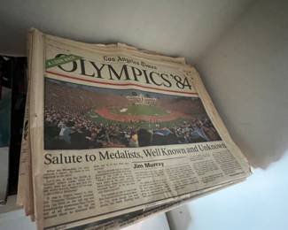 1984 Olympics in the Los Angeles Times newspaper...