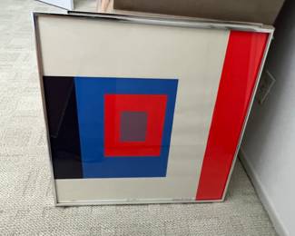 a very cool 1970's geometric print, artist to be named...