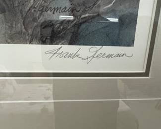 Frank Germain signed & numbered framed/matted art.