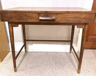 World Market Walnut Zola Desk With Drawer & Metal Feet
Lot #: 98