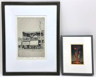 Stanley Johnson (American 1951) Limited Edition Etching Of China Tow In Los Angeles & Coney Island Print
Lot #: 38