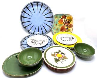 Mixed Pottery Plates By Stangl, Casual Ceram, Ikea & More (14 Pieces)
Lot #: 105