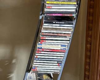 Over 100 CDs In Curvy Metal CD Tower
Lot #: 128