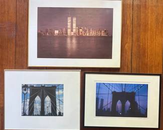 3 Original Photos Of New York City: The Brooklyn Bridge & The World Trade Center
Lot #: 85