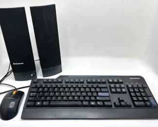 Lenovo Speaker Set 6W PC , Lenovo Keyboard & Mouse
Lot #: 138
