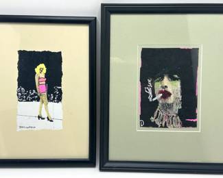 2 Dolores Tramontano Original Mixed Media Drawings
Lot #: 40