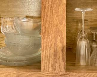Over 30 Assorted Wine Glasses, Plates & Bowls
Lot #: 171