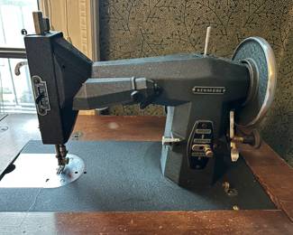 Vintage Kenmore Sewing Machine In Original Solid Wood Cabinet
Lot #: 124