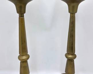 Pair Large Brass Candlesticks
Lot #: 132