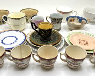 Teacups & Saucers By Staffordshire, Royal Doulton, Noritake, Mikasa, Wedgwood & More (Over 20 Pieces)
Teacups & Saucers By Staffordshire, Royal Doulton, Noritake, Mikasa, Wedgwood & More (Over 20 Pieces)
Lot #: 118
