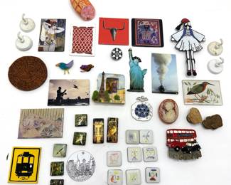 40 Magnets Including Several Sets, Hooks & A Mortadella Sausage
Lot #: 198