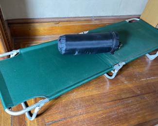 Foldable Cot With Blow-Up Mattress
Lot #: 195