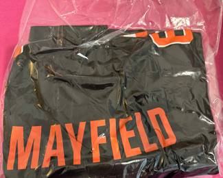 Mayfield signed jersey