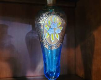 Czechoslovakia vintage colorful vase