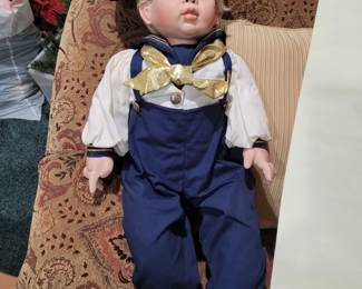 Precious Heirlooms Spanos and Jacques collectible boy girl dolls 1991