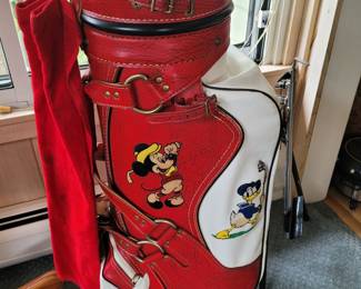 Collectible Leather Disney Golf Bag