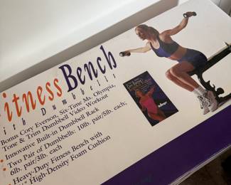 Bollinger Fitness Bench with Dumbbells