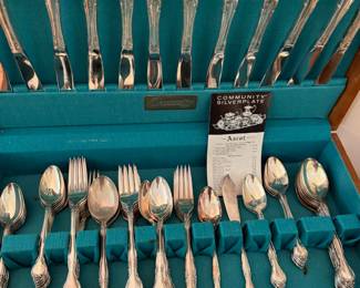 Community Silverplate Flatware Set