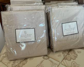 Pottery Barn Lindsey Linen Cotton Drapes