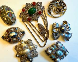 Assortment of Brooches