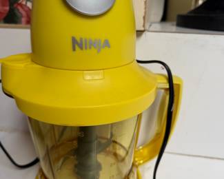 Ninja Storm Yellow Blender/Food Processor