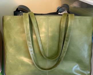 Green Leather Shoulder Bag