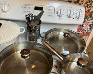 Wolfgang Puck Bistro Collection Stainless Steel Pans