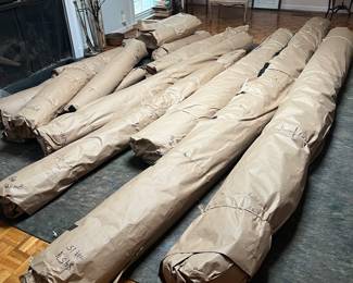 Commercially cleaned area rugs