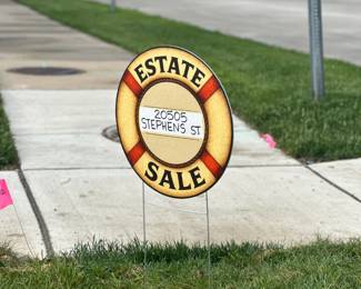 Deady or Knot Estate Sale Signs; Let us be your Estate Life Saver!